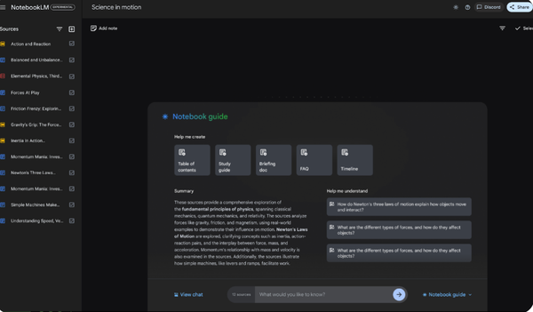 NotebookLM 升級!AI 助手開啟互動式學習新時代