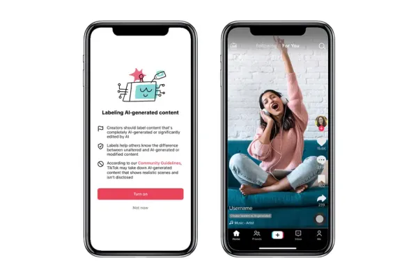 TikTok 開創AI 標籤工具上線,為真實與虛擬劃清界線